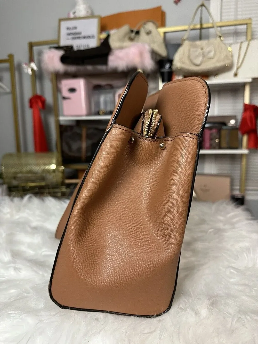 KATE SPADE NEWBURY LANE MILES TOASTED ALMOND Large Tote